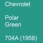 Preview: Chevrolet, Polar Green, 704A (1958).